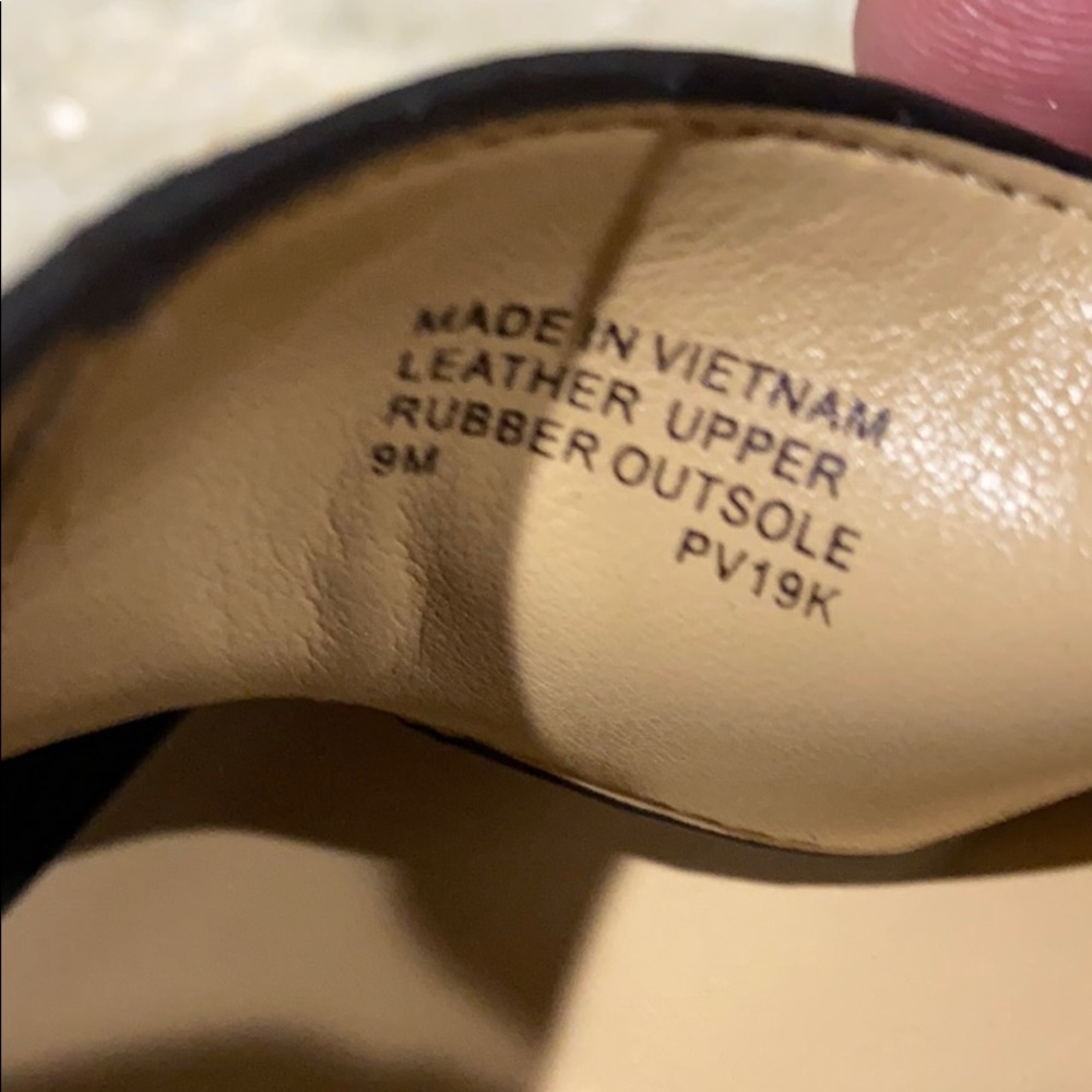 NEW, Michael Kors, black genuine suede 4” wedges - Picture 7 of 8